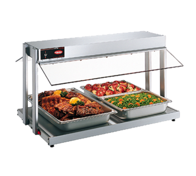 Hatco GRBW-24-120-QS 25" W Aluminum Glo-Ray Buffet Warmer - 120 Volts