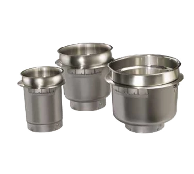 Hatco HWBHRN-7QT (1) 7 Qt. Round Stainless Steel Non-Insulated Drop-In Heated Well - 120 Volts