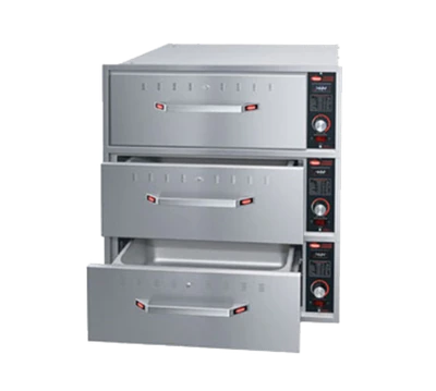Hatco HDW-1BN 19.5" W Stainless Steel Narrow Built-In Warming Drawer Unit - 450 Watts, 120 Volts