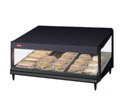 Hatco GRSDS-36 36" W 1 Aluminum and Stainless Slanted Shelf Glo-Ray Merchandising Warmer - 120 Volts