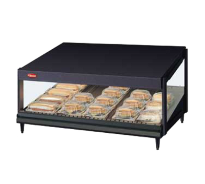 Hatco GRSDS-36 36" W 1 Aluminum and Stainless Slanted Shelf Glo-Ray Merchandising Warmer - 120 Volts