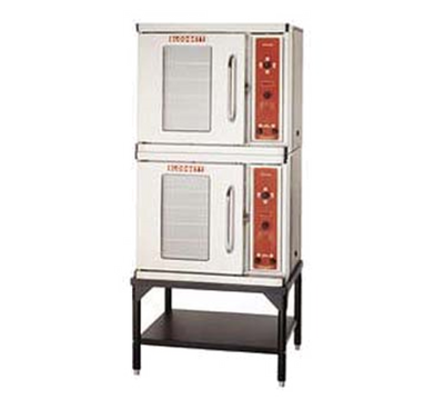 Blodgett CTBR DBL Stainless Steel 2 Decks Half Size Electric Convection Oven - 208 Volts 3-Ph