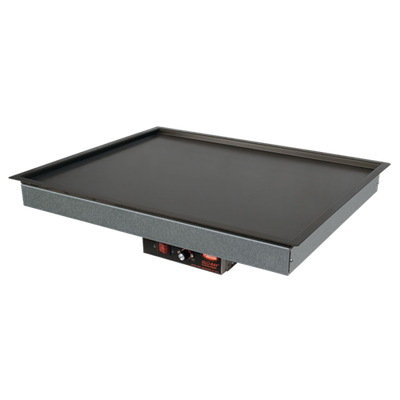 Hatco GRSB-42-I 43.5" W x 21" D Aluminum Built-In Glo-Ray Drop In Heated Shelf with Recessed Top - 120 Volts