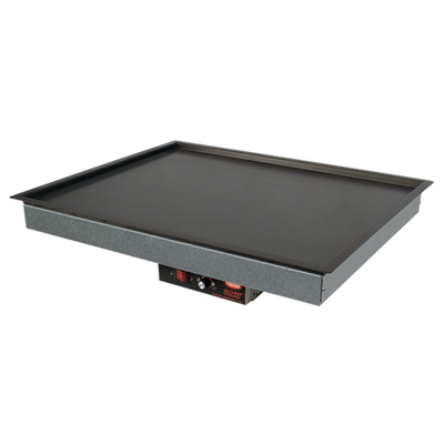 Hatco GRSB-42-I 43.5" W x 21" D Aluminum Built-In Glo-Ray Drop In Heated Shelf with Recessed Top - 120 Volts