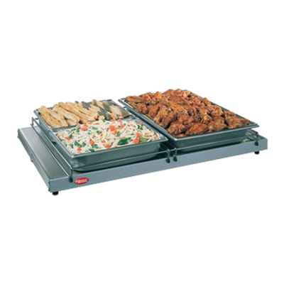 Hatco GRS-72-B 72" W x 7.75" D Stainless Steel Freestanding Glo-Ray Heated Shelf - 120 Volts