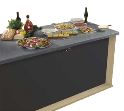 Hatco GRSSB-4818 49.63" W x 19.63" D Glo-Ray Heated Simulated Stone Shelf - 120 Volts