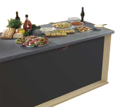 Hatco GRSSB-4818 49.63" W x 19.63" D Glo-Ray Heated Simulated Stone Shelf - 120 Volts