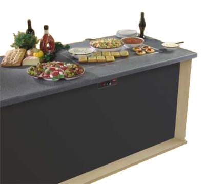 Hatco GRSSB-4818 49.63" W x 19.63" D Glo-Ray Heated Simulated Stone Shelf - 120 Volts