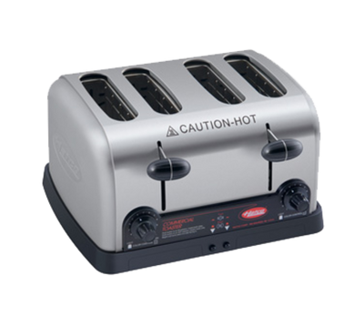 Hatco TPT-240-QS 13.63" W Stainless Steel Removable Crum Tray Pop-Up Toaster - 240 Volts