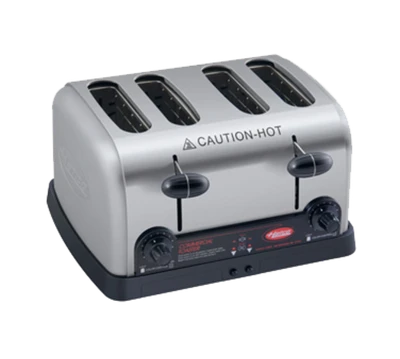 Hatco TPT-240-QS 13.63" W Stainless Steel Removable Crum Tray Pop-Up Toaster - 240 Volts