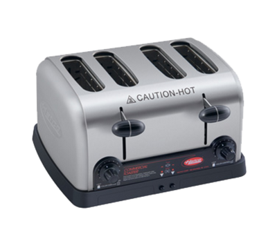 Hatco TPT-240-QS 13.63" W Stainless Steel Removable Crum Tray Pop-Up Toaster - 240 Volts