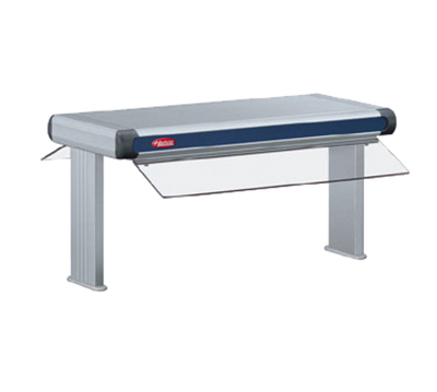 Hatco GR2A-48D6 51.5" W Aluminum Double Glo-Ray Designer Dual Strip Heater - 120 Volts 1600 Watts