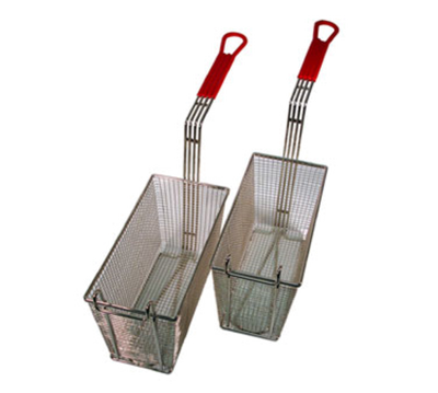 Ultrafryer 21661 14" L Nickel Plated Steel Rectangular Split Basket
