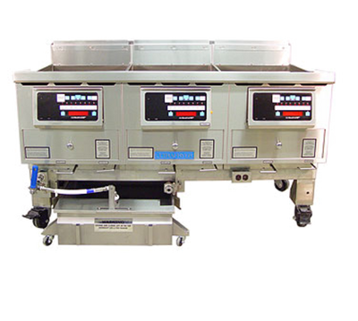 Ultrafryer B-P20-20-2-UCP-NG 125 Lbs. Stainless Steel Natural Gas 2 Tanks UltraGold Fryer - 150,000 BTU