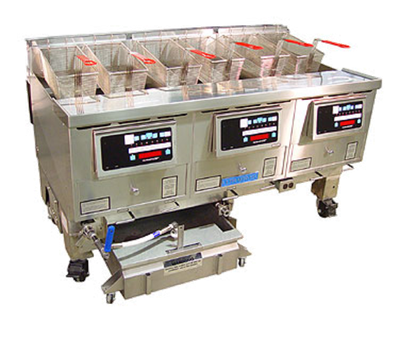 Ultrafryer B-E17-14-2-UCP 31.1" W Stainless Steel 2 Tanks UltraClear Plus Filtration UltraGold Fryer - 34000 Watts