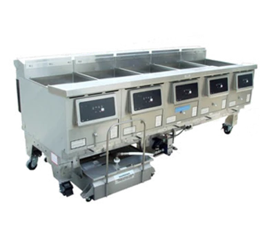 Ultrafryer B-E17-14-5-UC 77.2" W Stainless Steel Electric UltraGold Fryer - 208 Volts 3-Ph