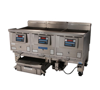 Ultrafryer B-P30-18-3-UC-LP 58.5" W Liquid Propane Stainless Steel Ultragold Fryer - 330,000 BTU