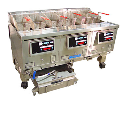 Ultrafryer B-P20-18-3-UCP-NG 100 Lbs. Each Stainless Steel Natural Gas UltraGold Fryer - 195,000 BTU