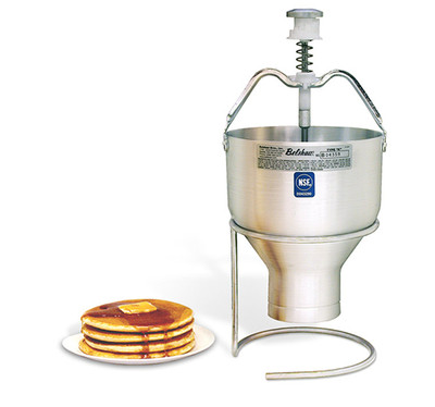 Belshaw 1 TYPE K PANCAKE 5.5 Lbs. Stainless Steel Plunger and Aluminum Hopper Hand-Held Pancake Dispenser
