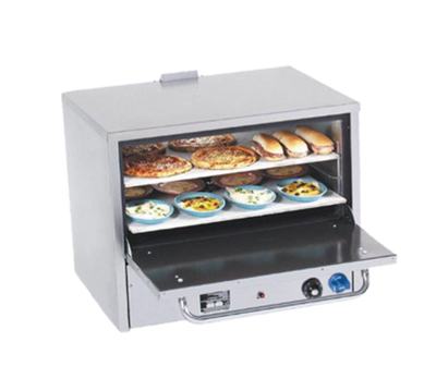 Comstock-Castle PO31-LP Stainless Steel Exterior Countertop Liquid Propane Pizza Oven - 30,000 BTU