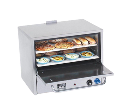 Comstock-Castle PO31-NG Stainless Steel Exterior Countertop Natural Gas Pizza Oven - 30,000 BTU
