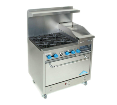 Comstock-Castle F330-12B-NG 4 Star Burners Gas Range - 96,000 BTU
