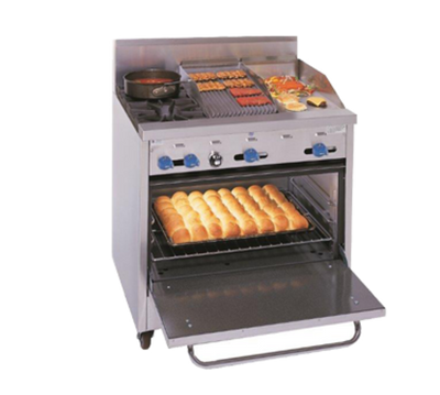 Comstock-Castle F330-12-1RB-LP 2 Star Burners Gas Range - 123,000 BTU