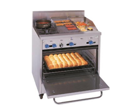 Comstock-Castle F330-12-1RB-LP 2 Star Burners Gas Range - 123,000 BTU