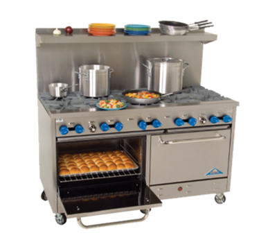 Comstock-Castle F3226-24-2RB-NG 2 Burners With Stainless Steel Exterior Gas Range - 198,000 BTU