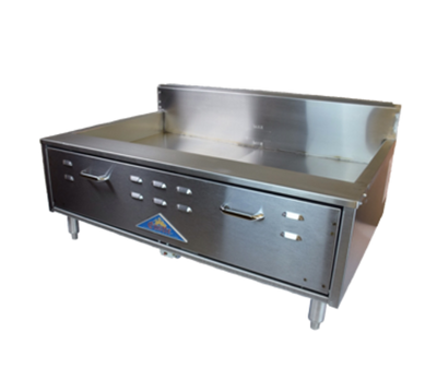 Comstock-Castle 2941SF-NG 41" W Stainless Steel Countertop Natural Gas Flat Bottom Funnelcake-Doughnut Fryer - 100,000 BTU