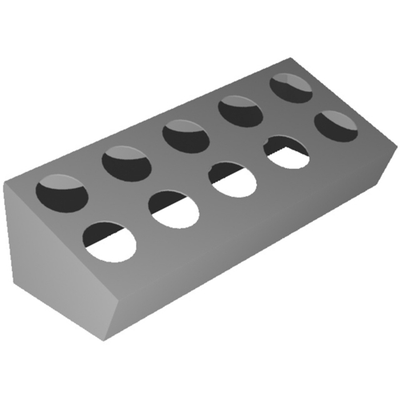 Caddy Corporation T-400 30.75&quot; W x 10&quot; D x 12.75&quot; H 10 Compartment Stainless Steel Counter Top Cutlery Dispenser