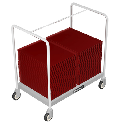 Caddy Corporation T-201-A Stainless Steel Platform Style Tray Caddy for 14" x 18" Trays