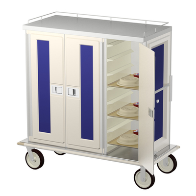 Caddy Corporation TD-624-D 3 Compartment 24 Tray Capacity Non-Insulated Tray Delivery Truck