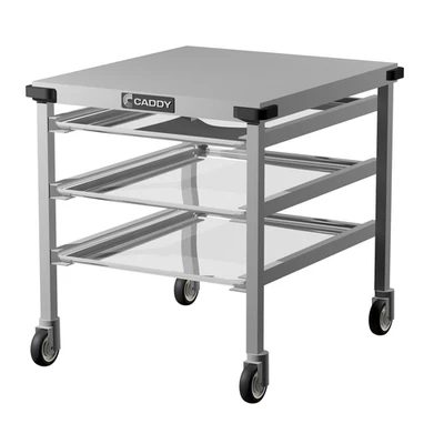 Caddy Corporation T-243-A 26.25" W x 30" D x 30" H Open Base with 3 Sets of Channel Slides Slicer Caddy
