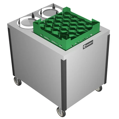 Caddy Corporation CM-2620-20 140 Cups &amp; Saucers 5.88" to 7.25" Dia. Cabinet Style without Door Unheated Caddy Magic Cup or Saucer Rack Dispenser for 20" x 20" Racks
