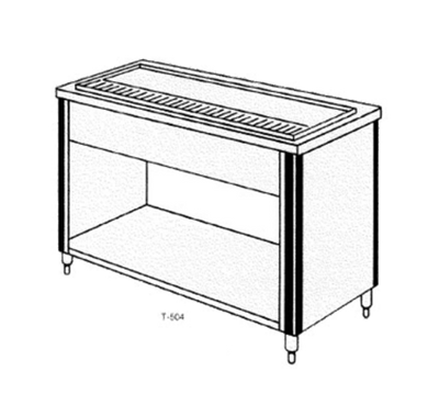 Caddy Corporation T-604 52" W x 31.5" D x 34" H Double Service Urn Stand