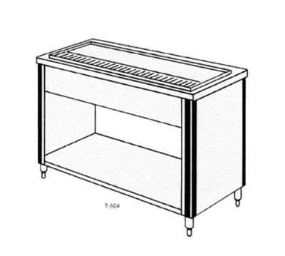 Caddy Corporation T-604 52" W x 31.5" D x 34" H Double Service Urn Stand