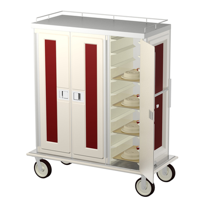 Caddy Corporation TD-630-D 3 Compartment 30 Tray Capacity Non-Insulated Tray Delivery Truck