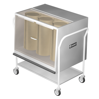Caddy Corporation T-190 39.75" W x 27.25" D x 40.75" H Enclosed with Hinged Plastic Cover Unheated Multi-Purpose Caddy