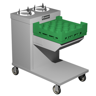 Caddy Corporation CM-2620-C-10 140 Cups &amp; Saucers Up to 5.75" Dia. Cantilever Unheated Caddy Magic Cup or Saucer Rack Dispenser for 20" x 20" Racks