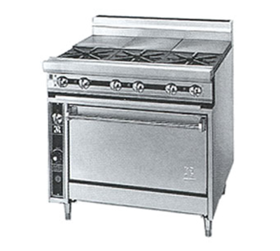 Jade JTRH-3ST-36-LP 36" W 3 Burners Liquid Propane Titan Heavy Duty Range - 170,000 BTU