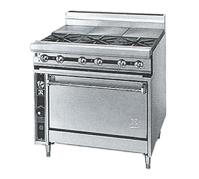 Jade JTRH-3ST-36-LP 36" W 3 Burners Liquid Propane Titan Heavy Duty Range - 170,000 BTU