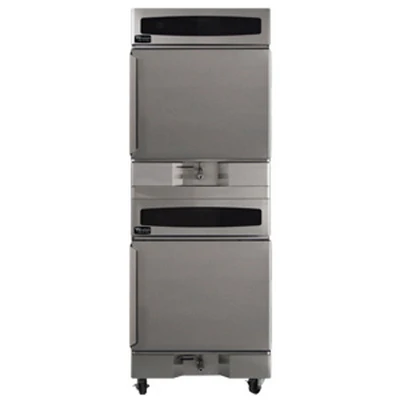 Winston RTV5-05UV-ST Stainless Steel Half-Size 2 Compartments CVap Thermalizer Oven - 208 Volts