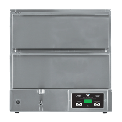Winston HBB5D2 Stainless Steel 2 Standard Drawers with Fan CVap Hold &amp; Serve Drawer - 120 Volts
