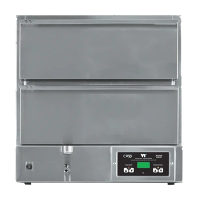 Winston HBB5D2 Stainless Steel 2 Standard Drawers with Fan CVap Hold &amp; Serve Drawer - 120 Volts