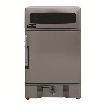 Winston HOV7-04HP Stainless Steel Half-Size Mobile Undercounter CVap Holding Cabinet - 120 Volts