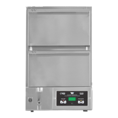 Winston HBB5N2 Stainless Steel 2 Narrow Drawers with Fan CVap Hold &amp; Serve Drawer - 120 Volts
