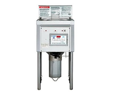 Winston OF49C 64 Lbs. Stainless Steel Collectramatic Open Fryer - 208 Volts 3-Ph