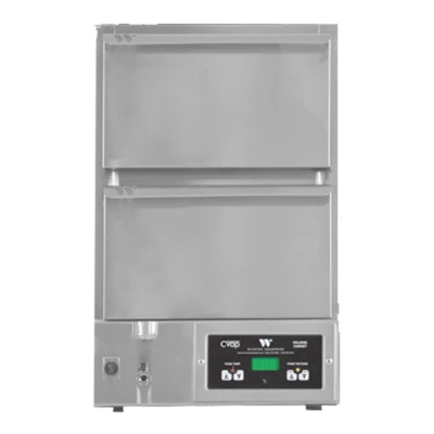 Winston HBB0N2 Stainless Steel 2 Narrow Drawers CVap Hold &amp; Serve Drawer - 120 Volts