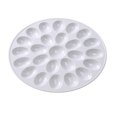 Yanco NC-1014 12.5" Dia. x 0.6" H White Melamine Nu-Classic Egg Holder